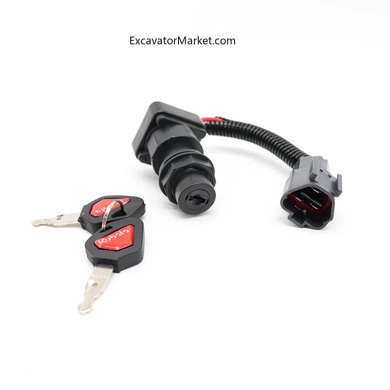 Универсальный Замок зажигания для экскаватора Kubota U20 U25 U15 U30 Kx155 163 175