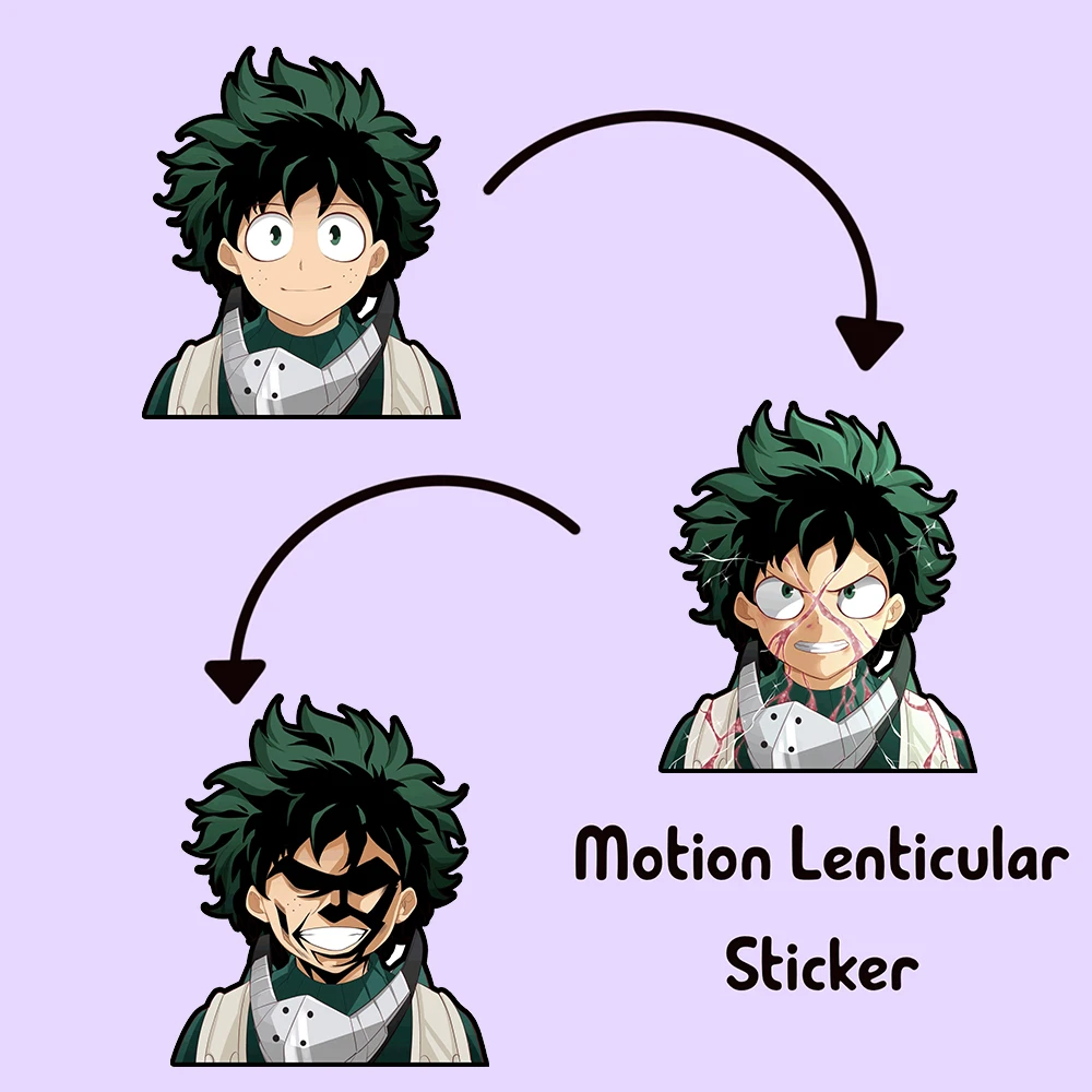 

Izuku Motion Sticker My Hero Academia Car Decal Boku No Hero Anime Waterproof Stickers for Cars,Laptop, Refrigerator, Etc
