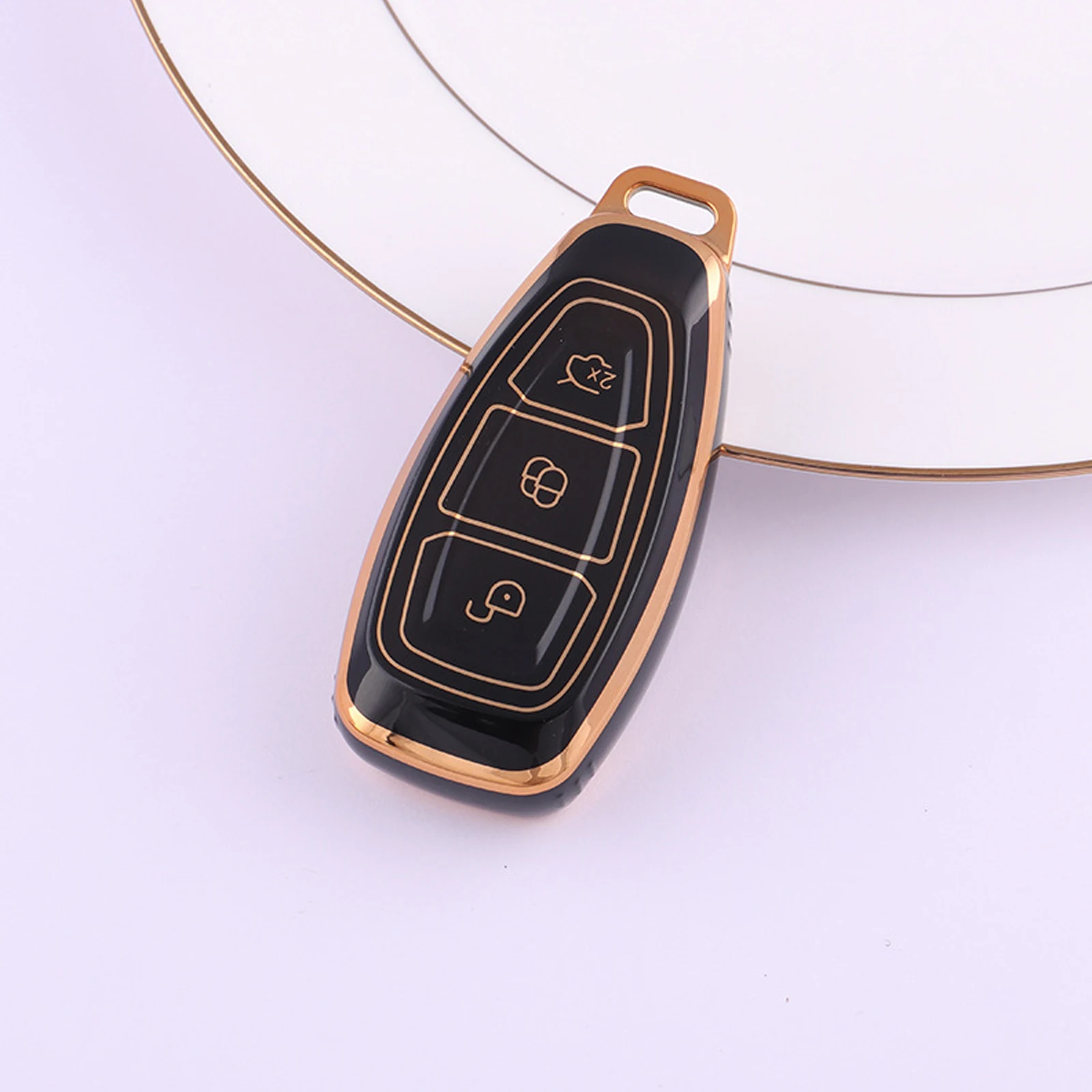 

New TPU Car Smart Key Case Cover Shell For Ford Focus 3 4 ST Mondeo MK3 MK4 Fiesta Fusion Kuga Ecosport Protect Fob Accessories