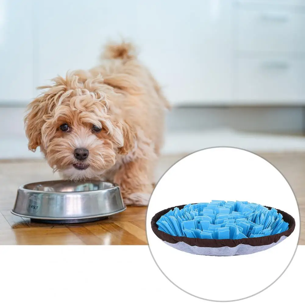 

Slow Feeder for Dogs Engage Dog's Mind with Slow Eating Sniff Mat Interactive Enrichment Toys Boost Mental Stimulation Relieve