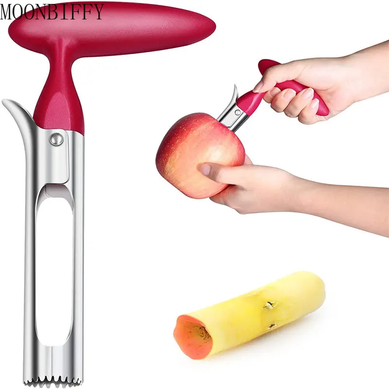 

Pear Seed Remover Cutter Kitchen Gadgets Stainless Steel Home Vegetable Tool Apples Red Dates Corers Twist Fruit Core Remove Pit