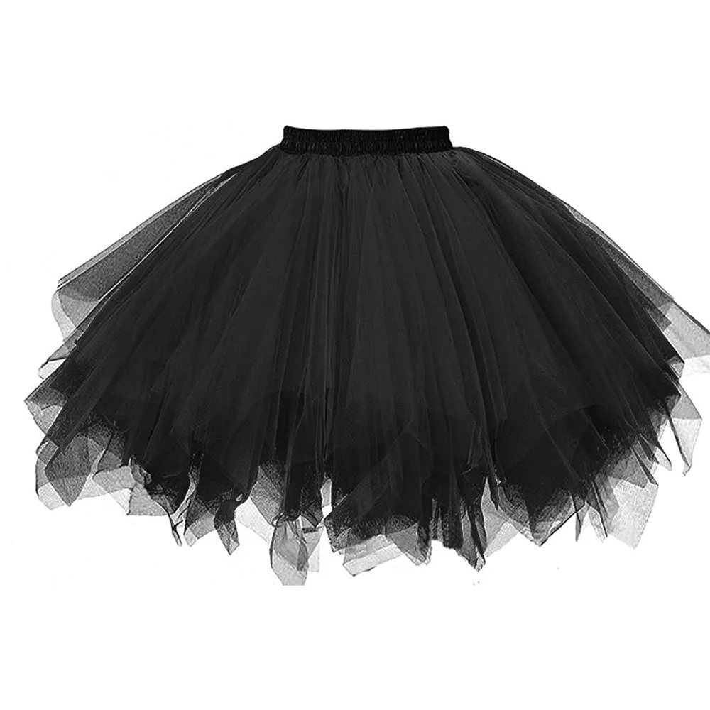 

High Gauze Adult Womens Pleated Skirt Dancing Quality Skirt Tutu Short Skirt skirt