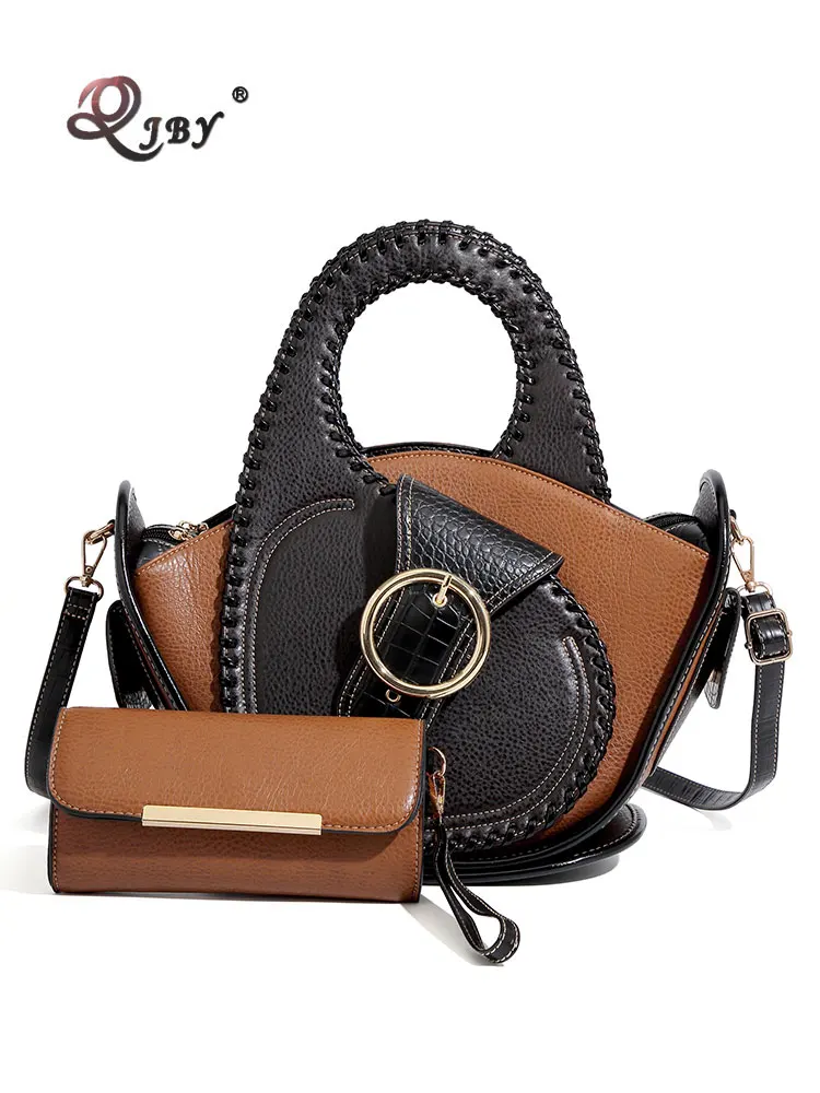 QJBY Женские модные сумки-тоут 2024 новинка дизайнерская сумка класса люкс