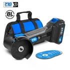 Бесщеточная угловая шлифовальная машинка 12 В мини беспроводная 18500 обмин шлифовальная полировальная машинка 2000 мАч электроинструменты для дома PROSTORMER