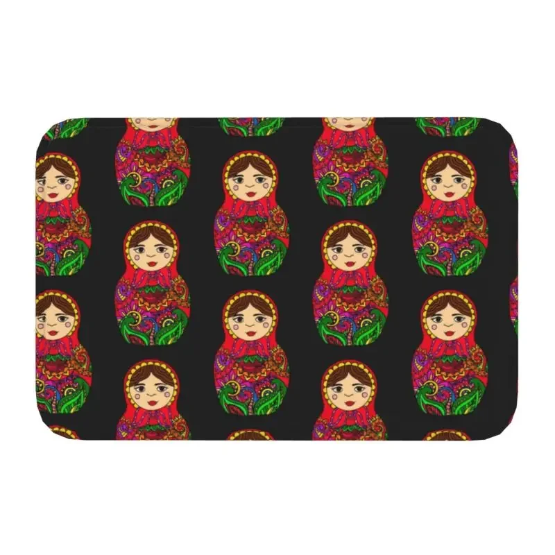 

Russian Matryoshka Ladies Doormat Anti-Slip Kitchen Bath Mat Bedroom Balcony Floor Door Entrance Carpet Rug