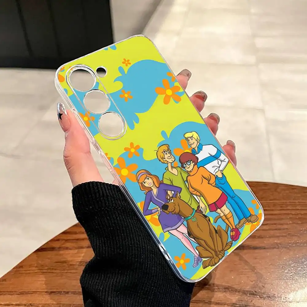 Фото Чехол для телефона S-Scooby-Doo для Samsung A10,12,20,21S,30,31,40,50,51,52,70,71, прозрачный чехол №5
