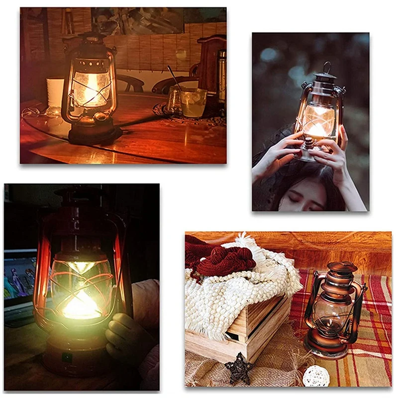 Outdoor Oil Lamp Kerosene Burning Lantern Lamps/Hanging Emergency Camp Disaster Prevention Lighting For Home Tent