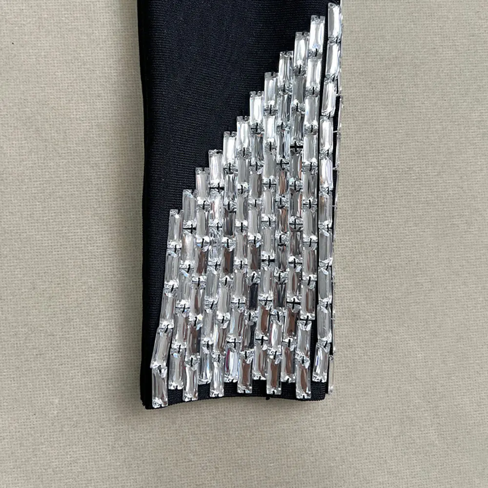 Осень 2024 женская одежда длинное Бандажное платье с воротником-стойкой и длинными