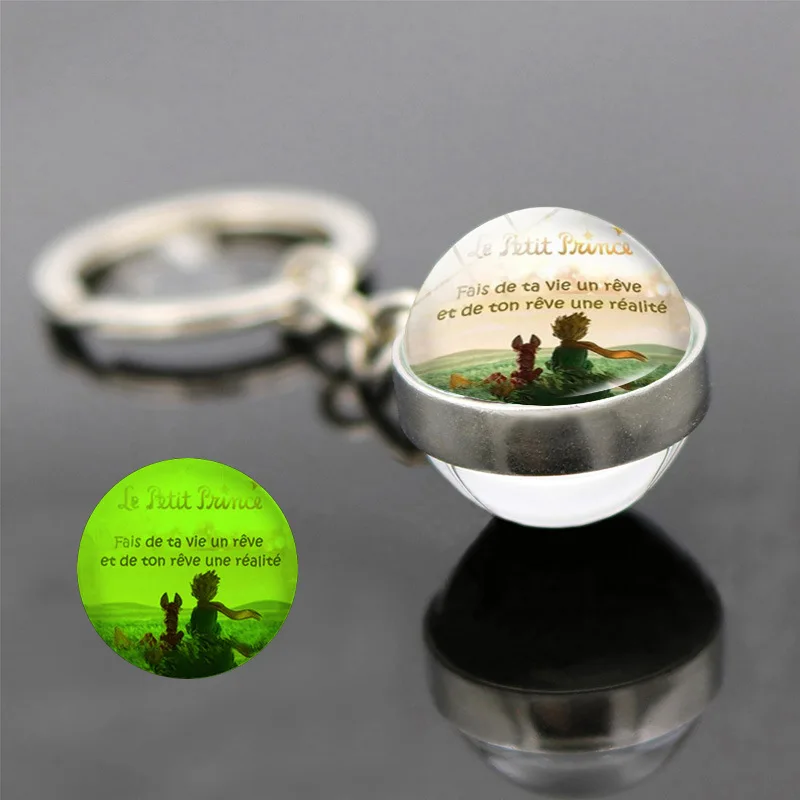 Маленький принц светящийся инопланетянин планета мечта сад двухсторонний