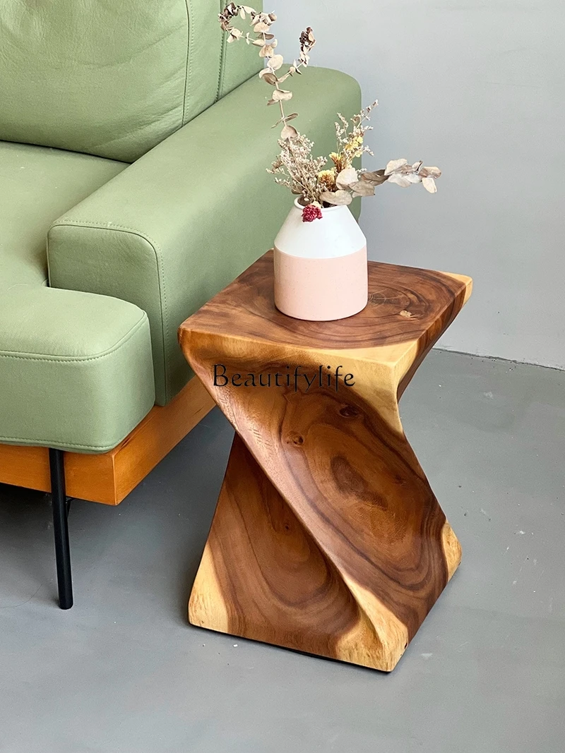 y w stylu nordyckim z litego drewna osobowość twórcza drewniany stolik nocny molo