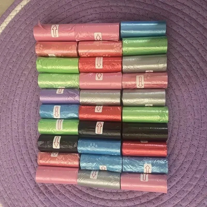 8 рулонов/120 шт. мешки для чистки домашних животных