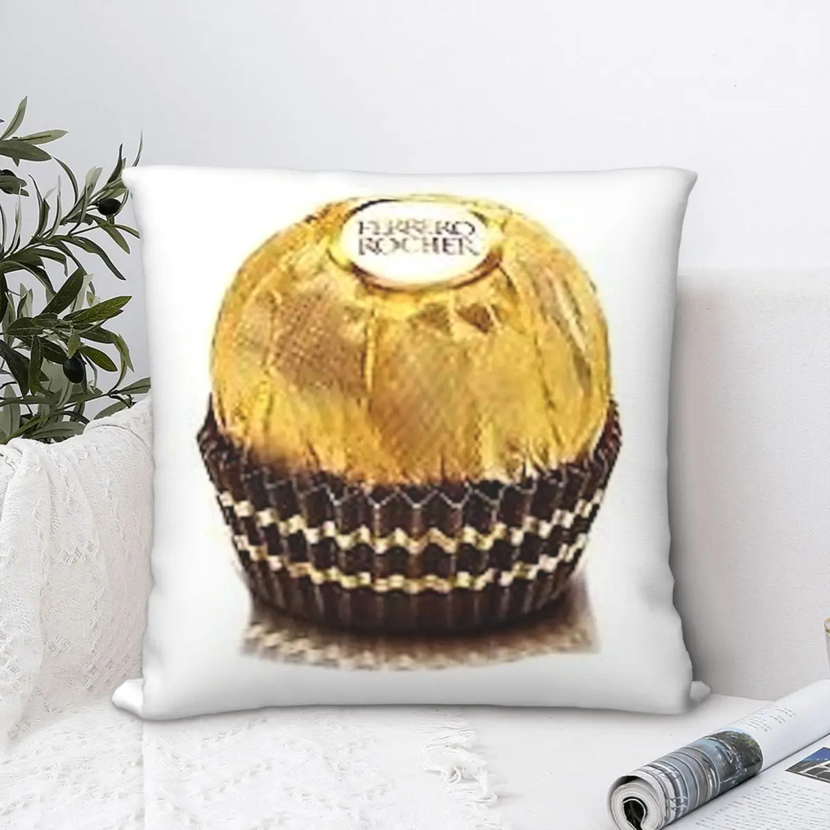 

Двойная наволочка для подушки Ferrero Rock, домашний диван, автомобильная декоративная наволочка для подушки, Наволочки для кровати, аниме