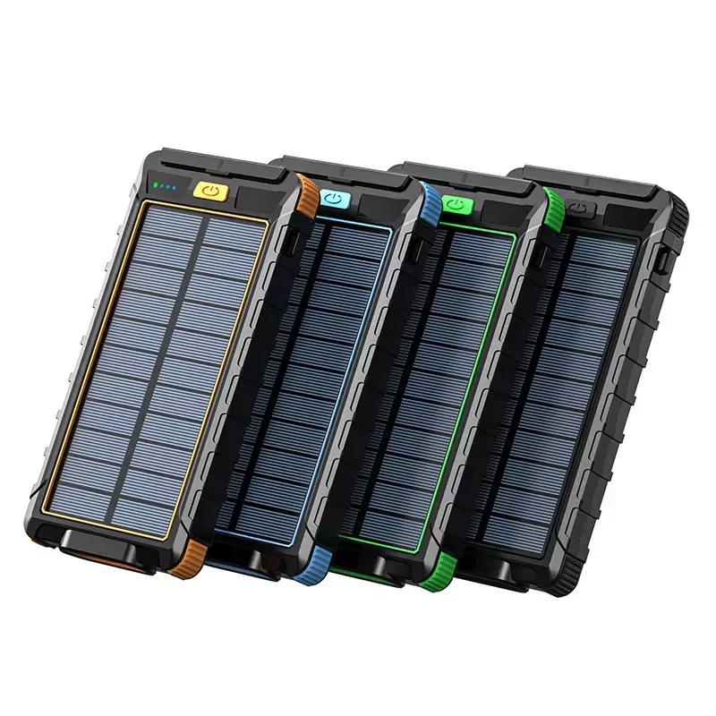 

NEW2023 Solar Bank Real 50000 mAh Dual USB External Waterproof Polymer Battery Charger Outdoor Light Lamp Powerbank Ferisi