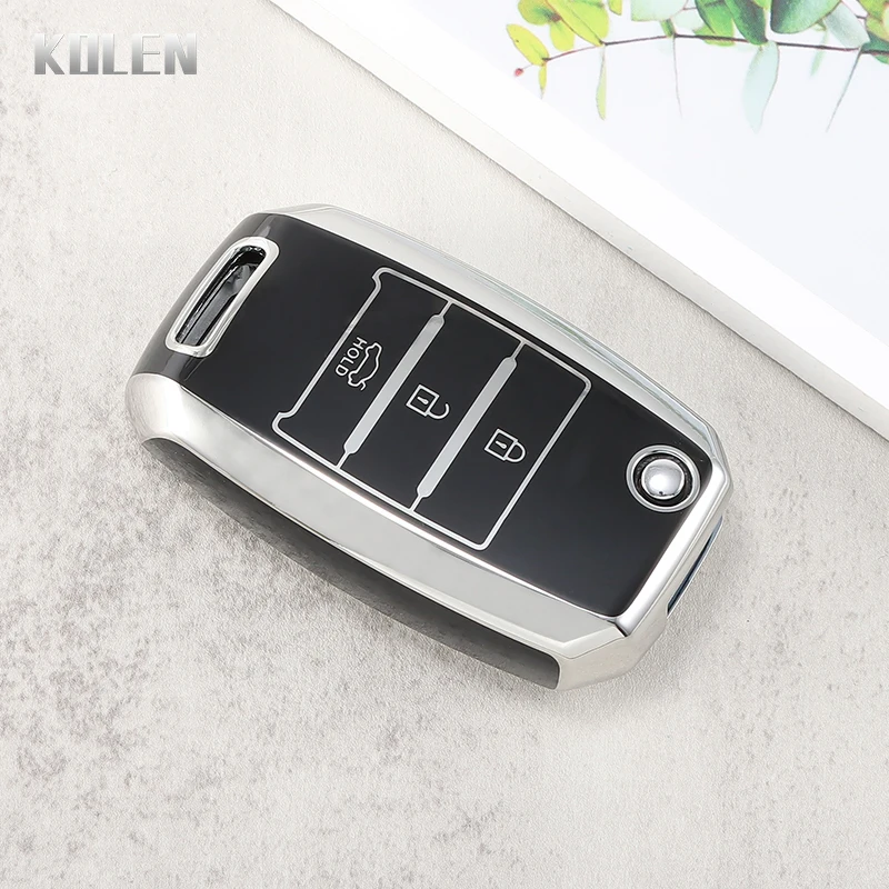 

Автомобильный флип-чехол из ТПУ для KIA RIO 3 K2 Ceed Cerato K3 K5 Sorento Sportage Soul K4 Picanto Optima Forte Stinger