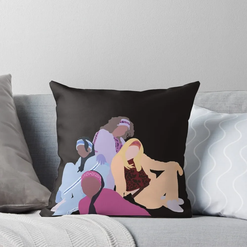 Декоративная диванная подушка в клетку для гостиной