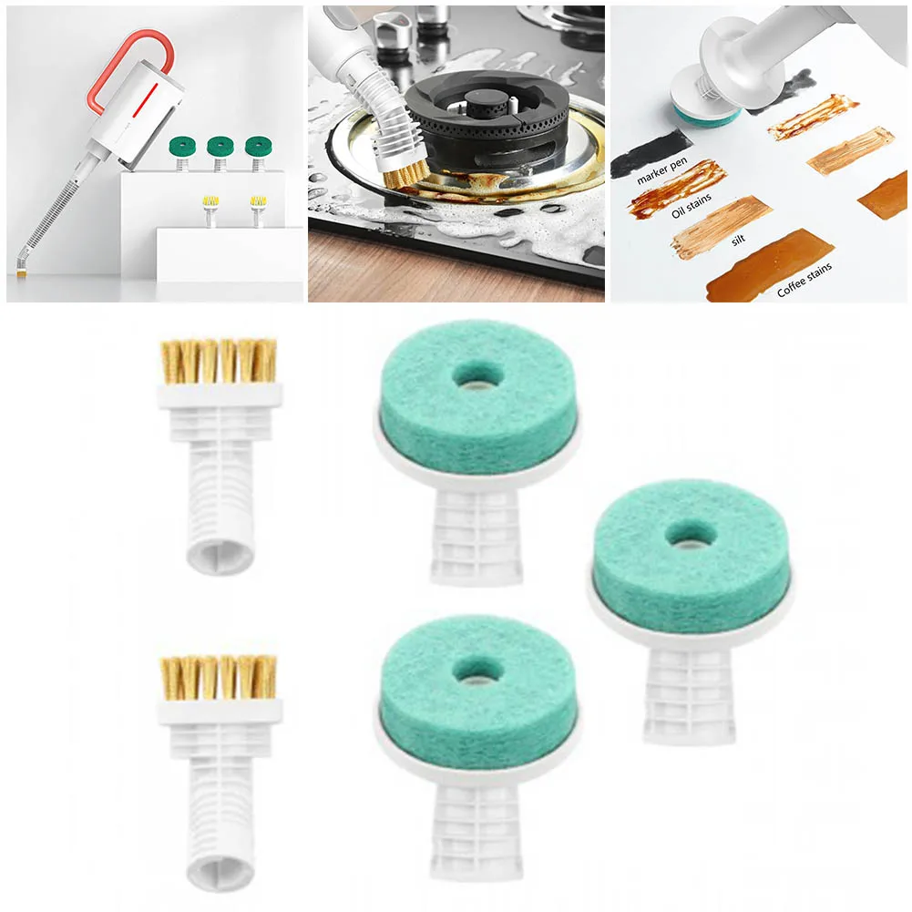 

For Deerma ZQ600 ZQ610 Cleaning Heads Brush Head Copper Wire Brushes Handheld Steam Vacuum Cleaner Replacement Part