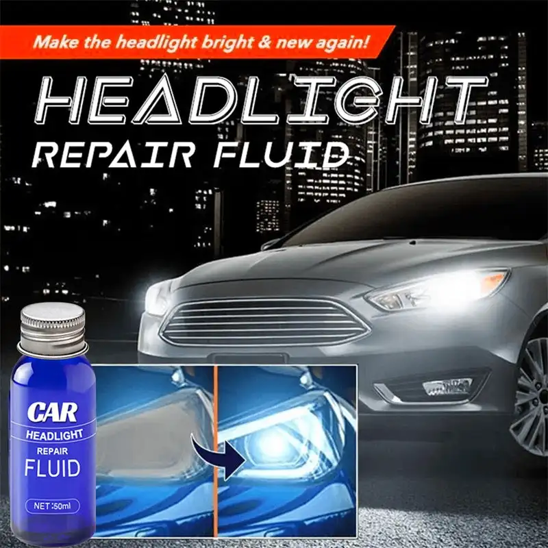 

10/50ml Car Headlight Polishing Agent Scratch Remover Repair Fluid Headlight Renewal Polish Agent Spray Auto Polish Repair Fluid