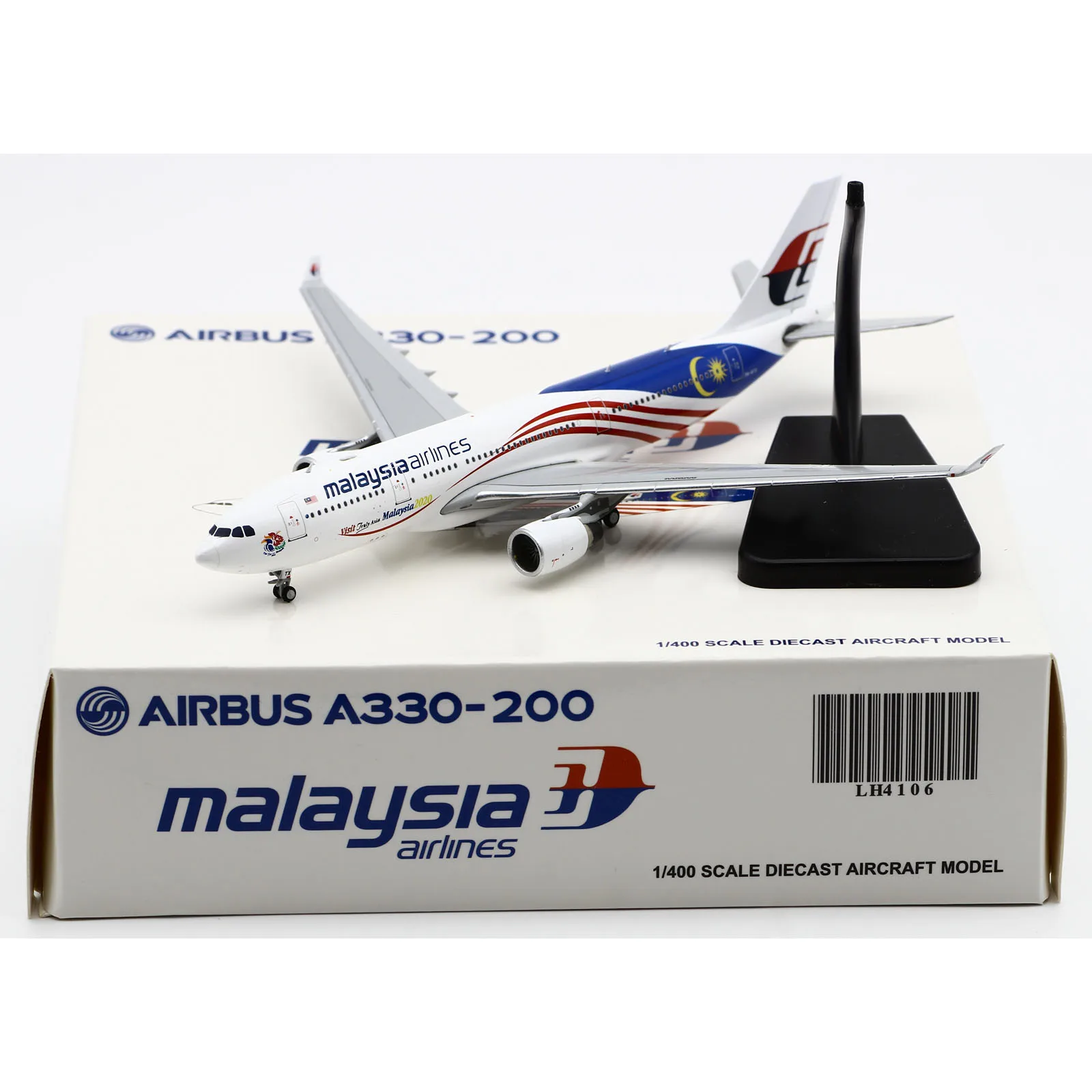 

Коллекционный самолет из сплава LH4106, подарок, фотосессия 1:400, малайзийские авиалинии, модель летательного аппарата под давлением 9M-MTX с подставкой