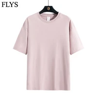 2022 brand new womens t shirts 95 cotton o neck women t shirt tight fitting men t shirt thin clothing for female tops tees