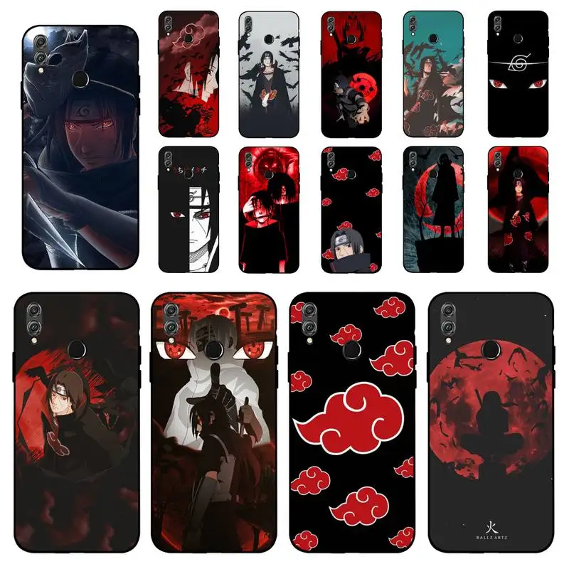 

BANDAI Uchiha Itachi Naruto Phone Case for Huawei Honor 10 i 8X C 5A 20 9 10 30 lite pro Voew 10 20 V30