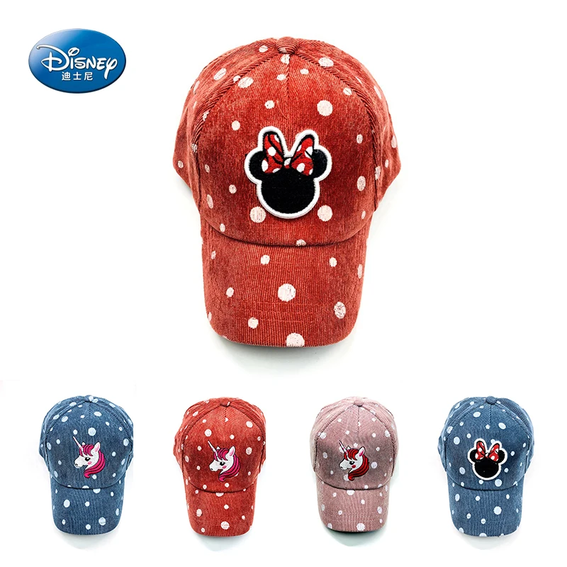 

Disney Kids Cartoon Cotton Travel Hip Hop Hats Children Minnie Embroidered for Baby Spring Autumn Outdoor Boy Girl Baseball Caps