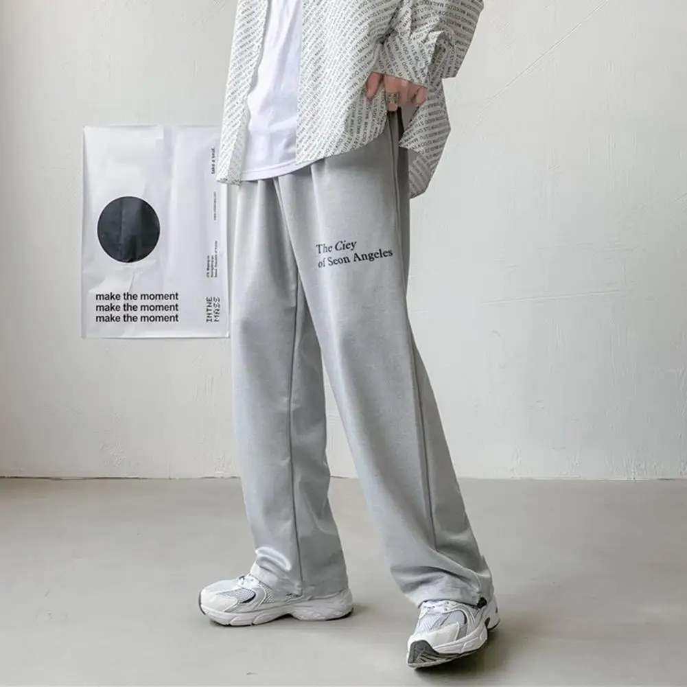 

Stylish Men Sweatpants Jogging Sweatpants Soft Comfortable Men Spring Pants Match Top