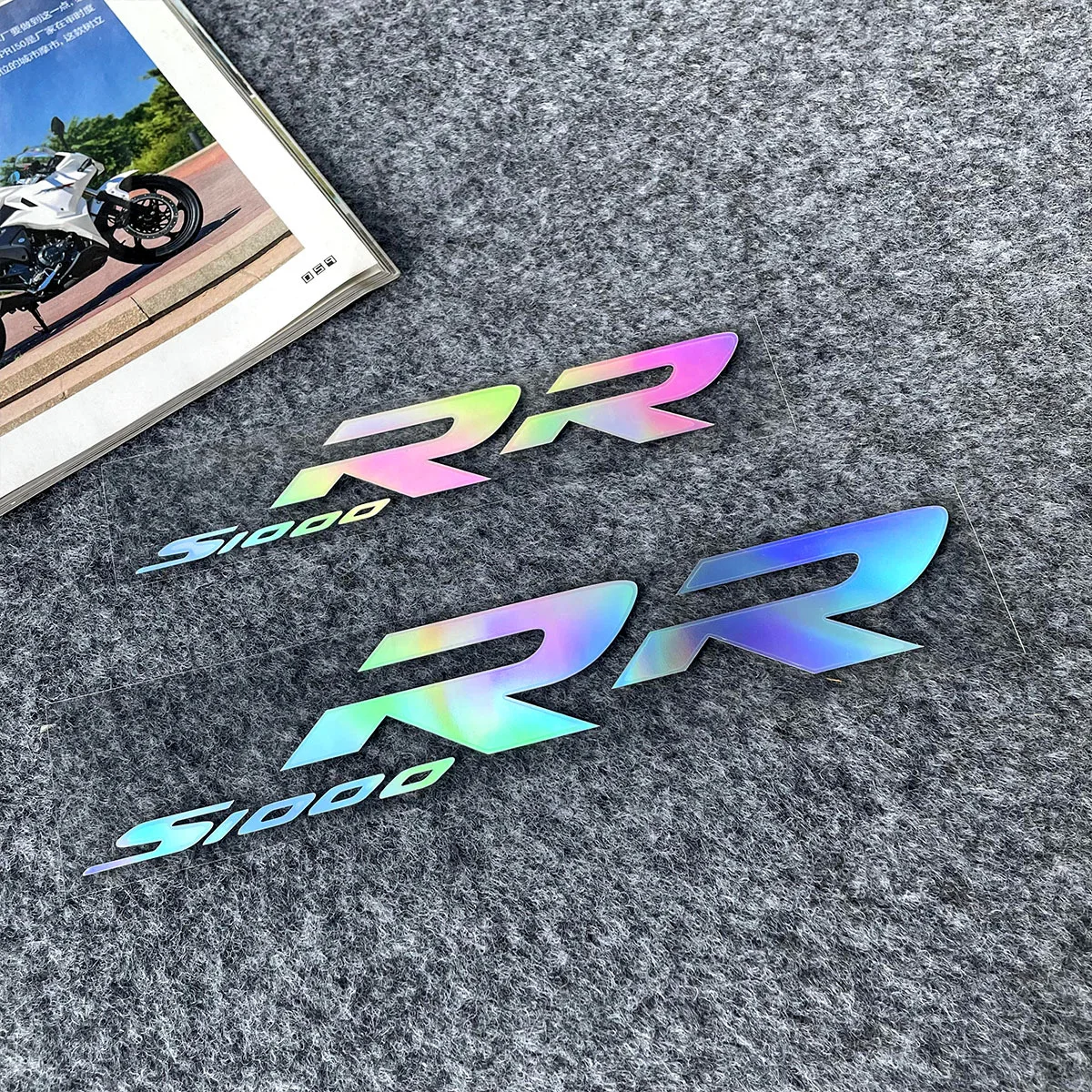 

Reflective Stickers Suitable for BMW 1000RR S1000RR S1000 RR Motorcycle Shell Decoration Waterproof Film Universal Type Colour
