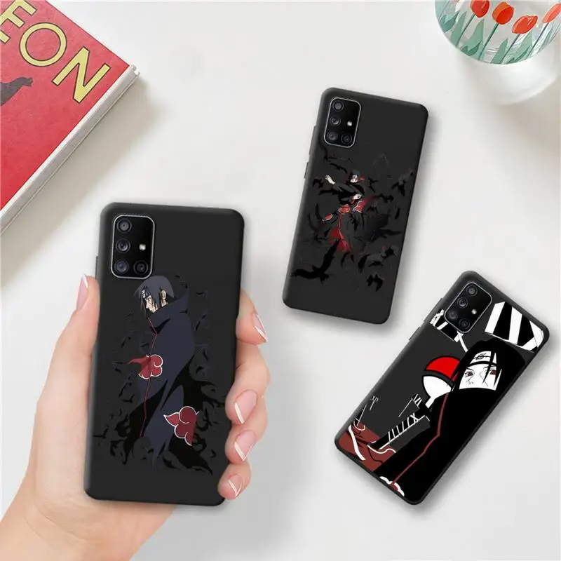 

Naruto Anime Uchiha Itachi Phone Case For Samsung Galaxy A52 A21S A02S A12 A31 A81 A10 A30 A32 A50 A80 A71 A51 5G