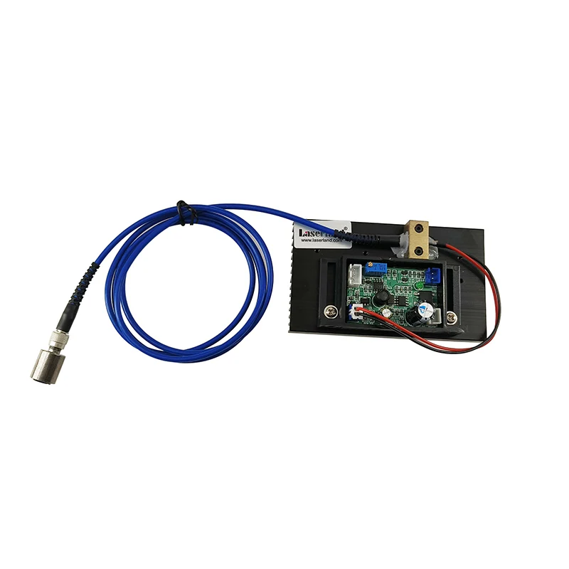 

485nm 30mw 105um FC/PC Blue Fiber Laser Module 12VDC TTL Driver