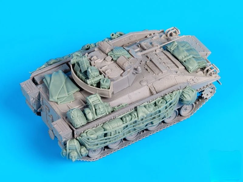 

1/72 Scale Die Cast Resin Figure Model Assembly Kit Tank Modification Parts Expansion Plate Parts Kit Unpainted British Warrior