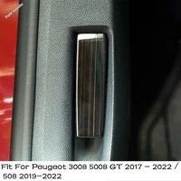 lapetus front hood bonnet sequin engine button trim decorative panel 1pcs for peugeot 3008 5008 gt 2017 2022 508 2019 2022