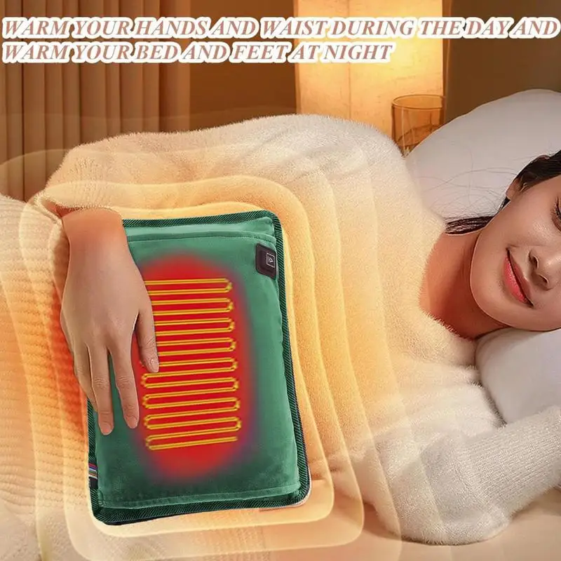 USB грелка для рук подушка которую можно стирать в машине плюшевая портативная с 3