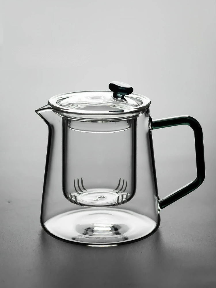 

Прозрачный стеклянный чайник, фильтр, бытовой термостойкий набор для приготовления чая, цветов, чая, кувшин
