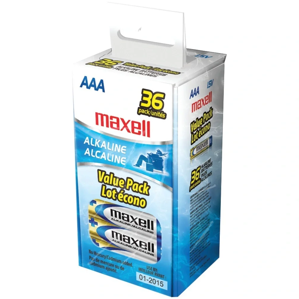 

Maxell 723815 - LR0336B Alkaline Batteries (AAA; 36 pk; Box)