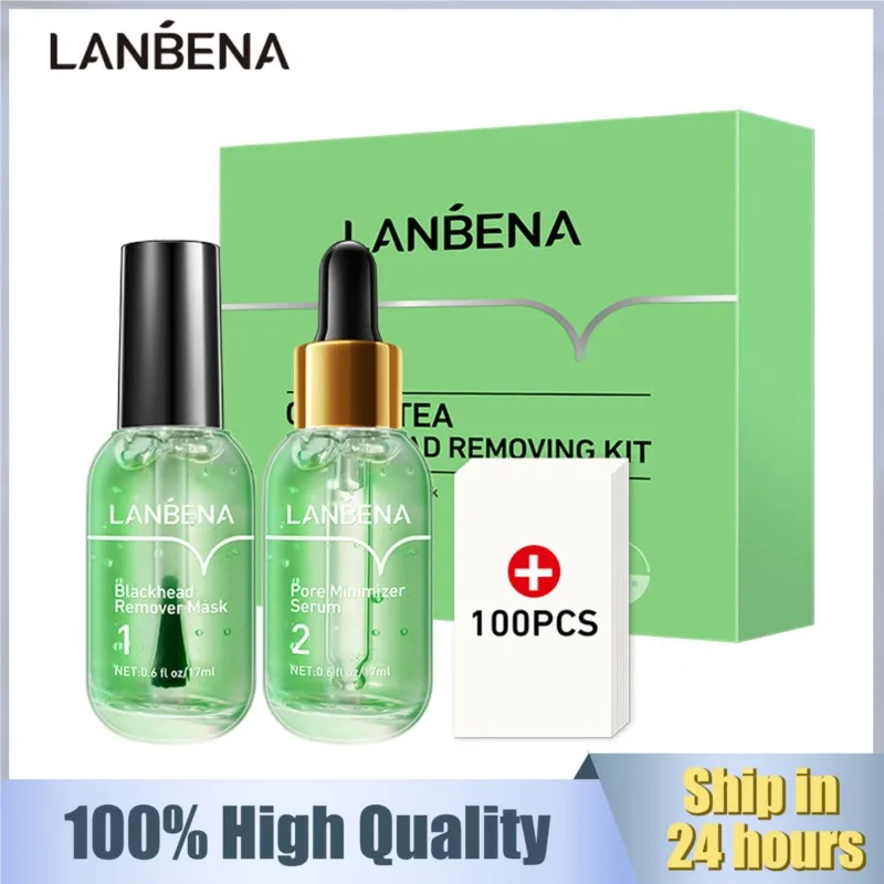 

LANBENA Blackhead Remover Serum Black Head Removal Face Mask SkinCare Facial Beauty Shrink Pores Treatment Shrinks Pore Essence