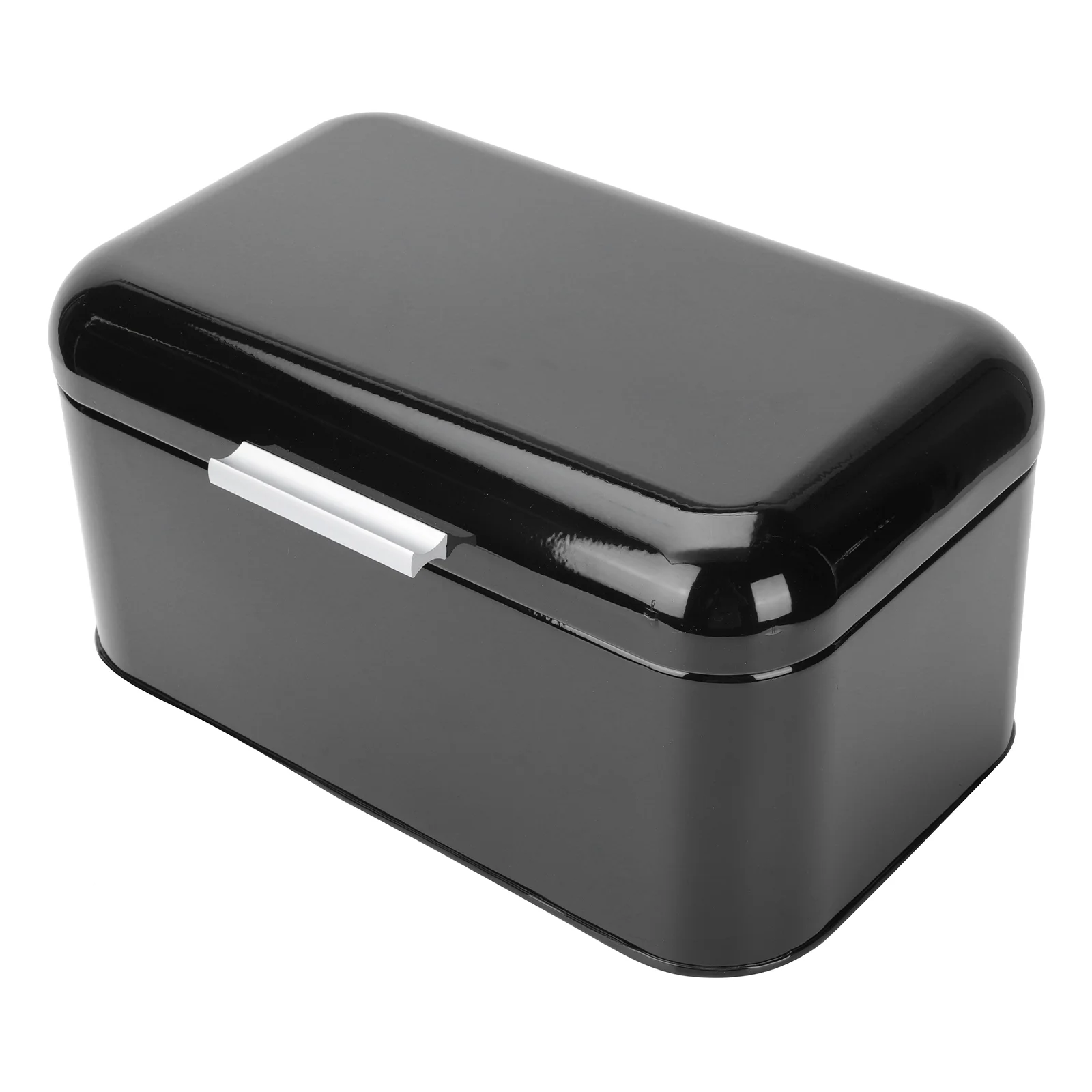 

Bread Storage Container Metal Bread Storage Box Practical Bread Bin (Black)