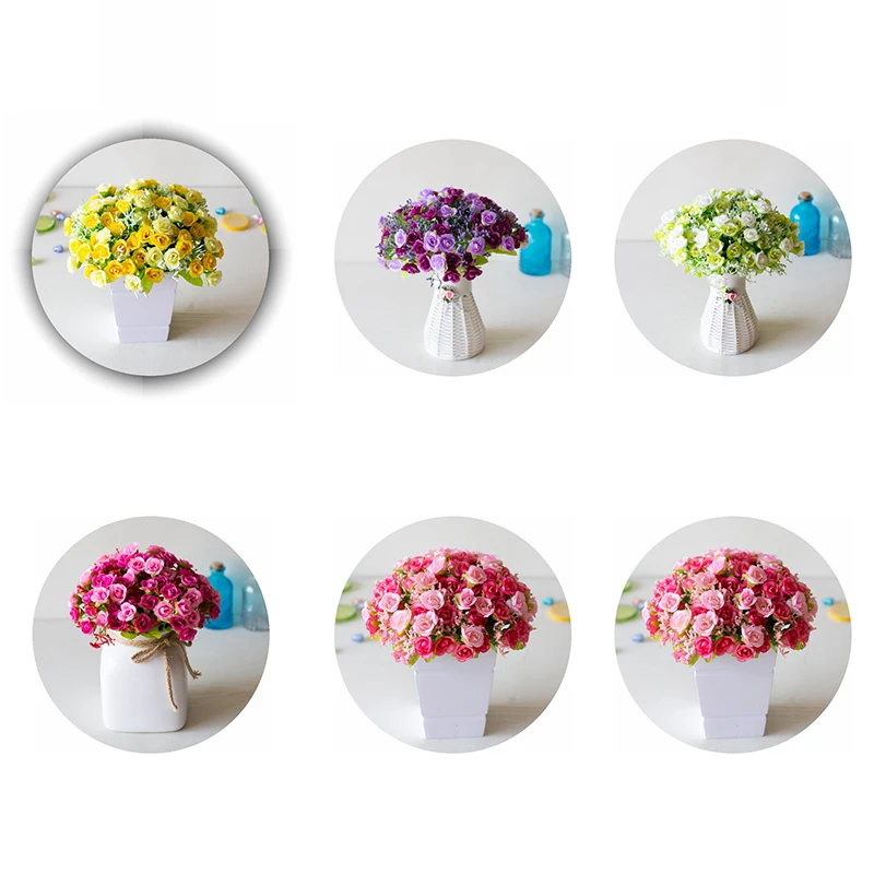 Удобные искусственные цветы Bequem K teritorliche Blumen Bouquet Decoration Dekoration По подарки 7 ветвей