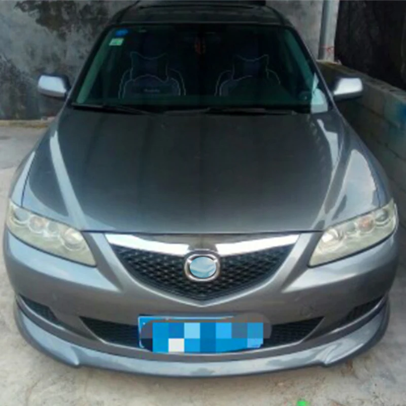 Для OLD Mazda 6 ABS передний бампер диффузор для губ аксессуары защиты от столкновений