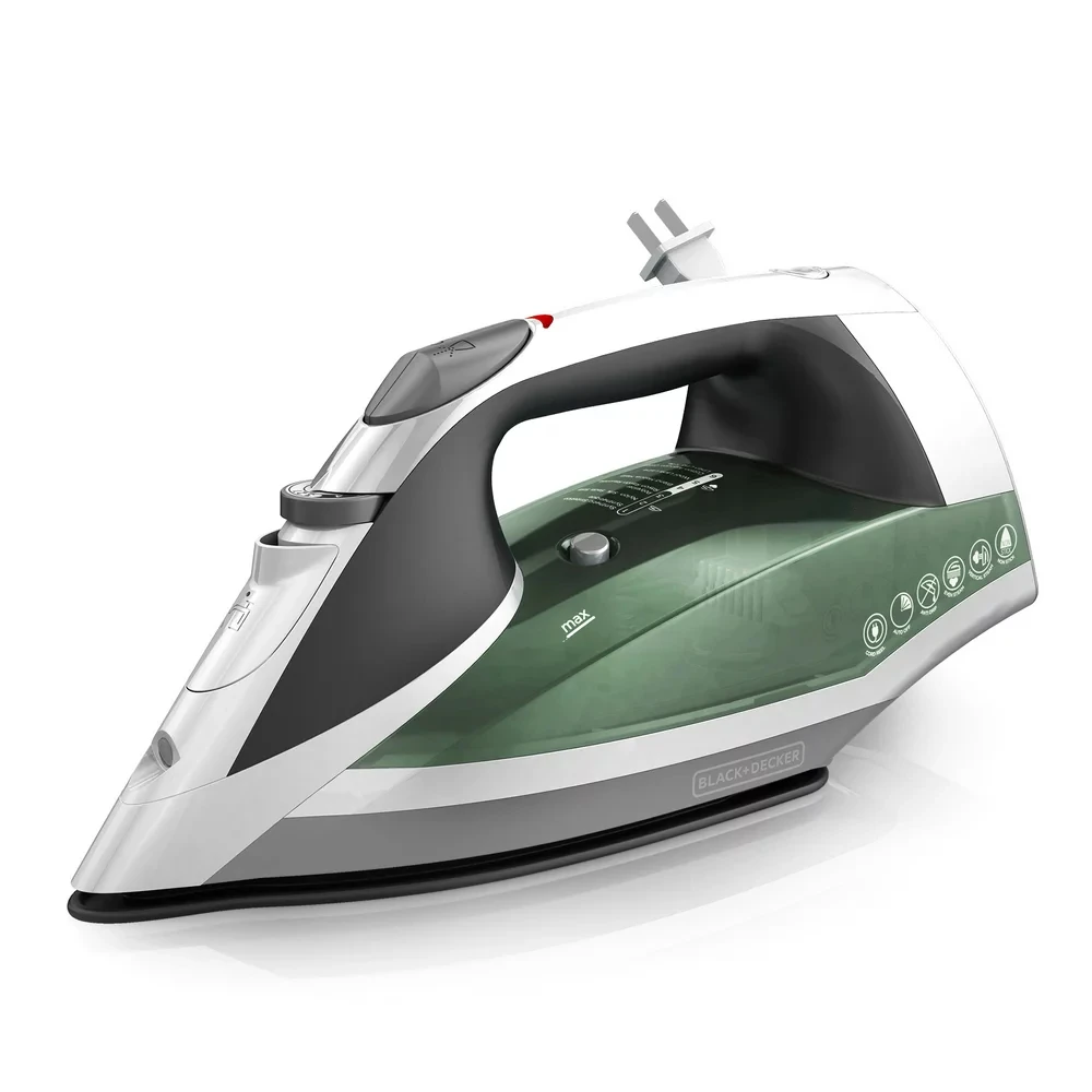 

Advanced Steam Iron with Retractable Cord, Green/White, ICR2020 Kitchen Portable blender Blender smoothie portable Lemon juicer