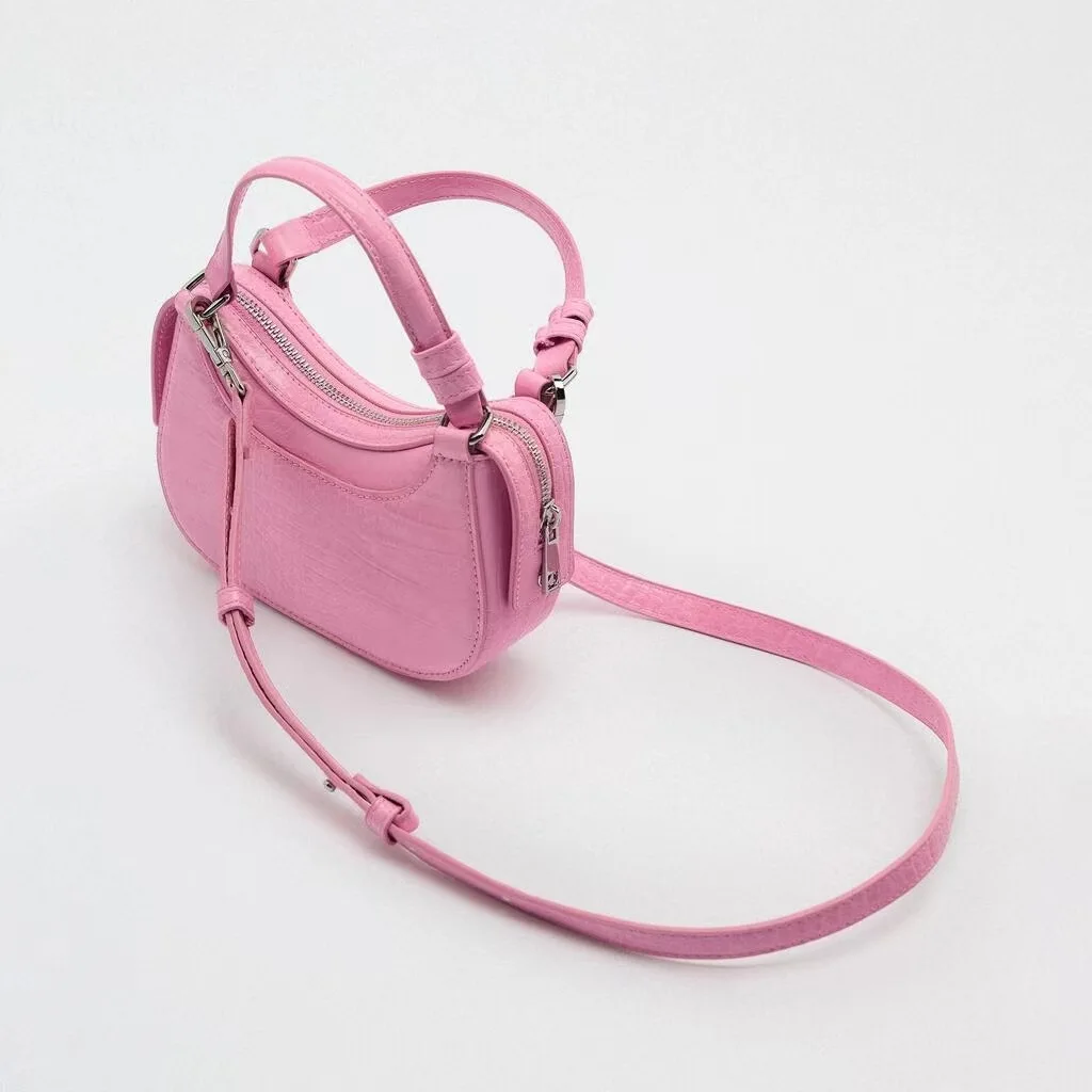 Женская сумка-крокодил Half Moon дизайнерские сумки для женщин роскошные брендовые