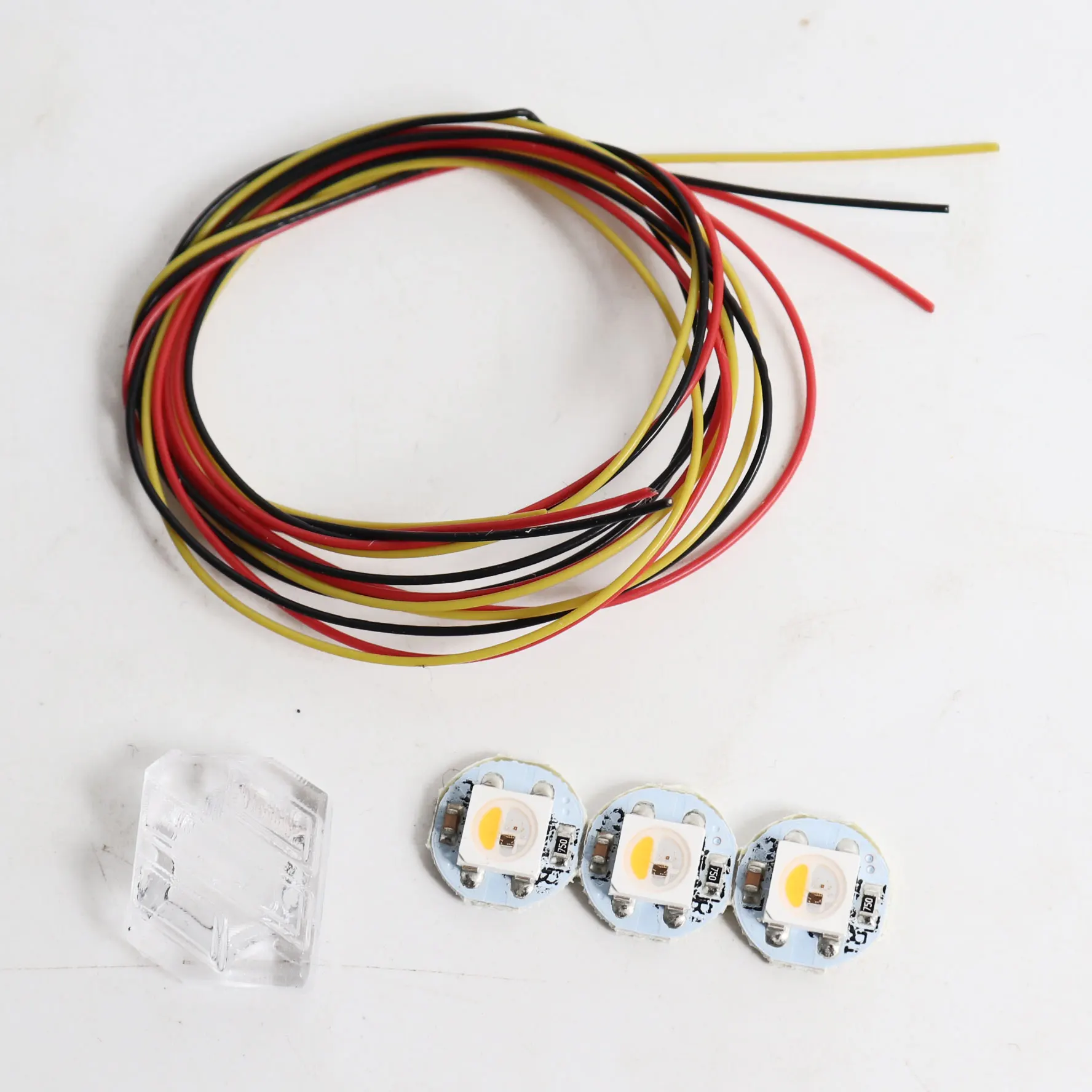 Фото Светодиодная резиновая мини-панель Blurolls NeoPixel RGBW SLA 30AWG PTFE кабели для Voron 2,4 Trident SB stealthburn экструдер №2