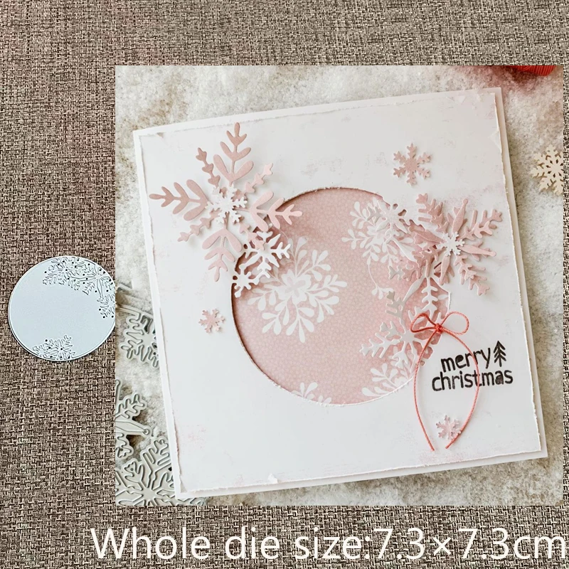 

New Design Craft Metal stencil mold Cutting Die snowflake circle decoration scrapbook die cuts Album Paper Card Craft Embossing