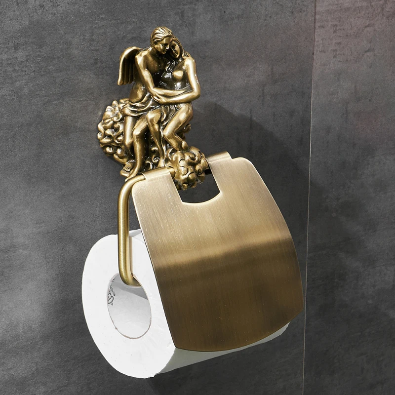 

Romantic Series MB-0819B Bronze Bathroom Wall Mounted Toilet Ring Paper Holder