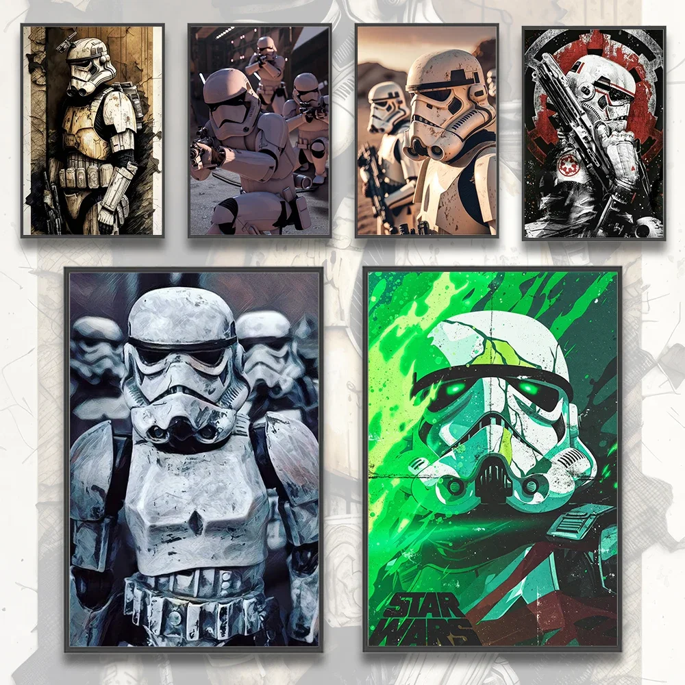 Самоклеящийся плакат &quotЗвездные войны&quot