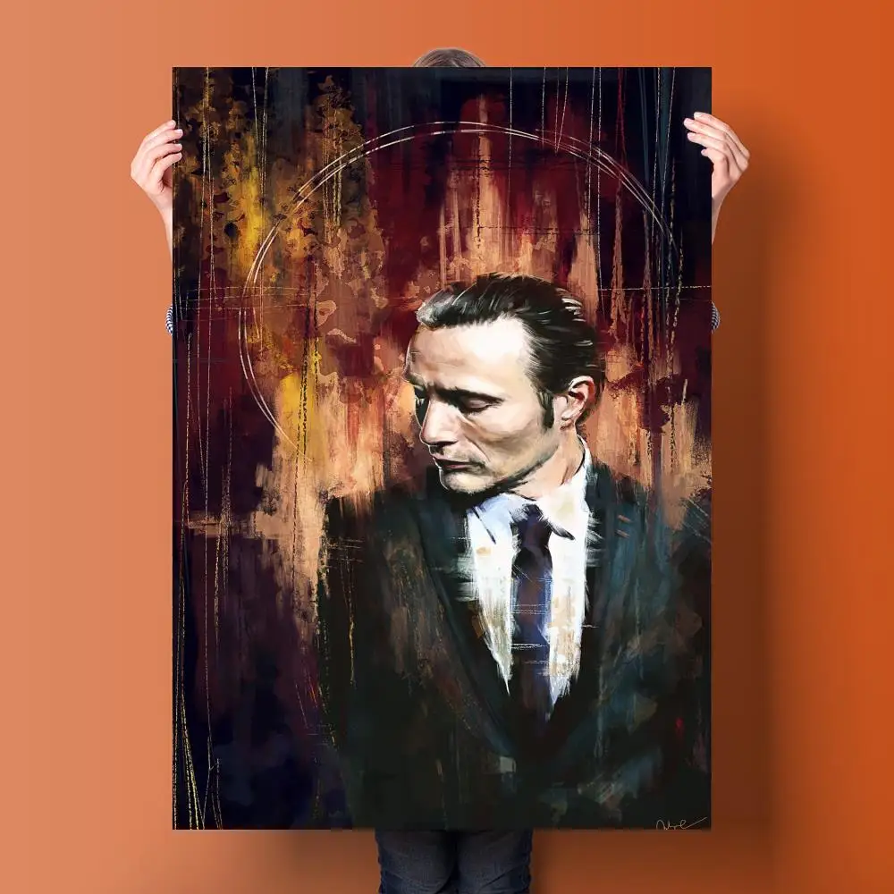 Hannibal lecter плакат декоративной живописи холст настенное Искусство гостиная