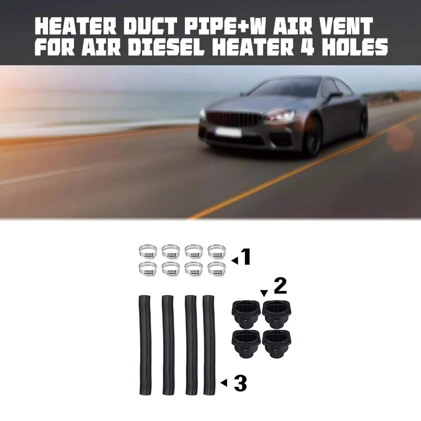 42 канальный обогреватель прочные запасные части с зажимом квадратное выходное