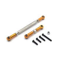 metal upgrade front axle steering rod servo rod for mn 112 d91 d90 d96 mn98 99s rc car parts