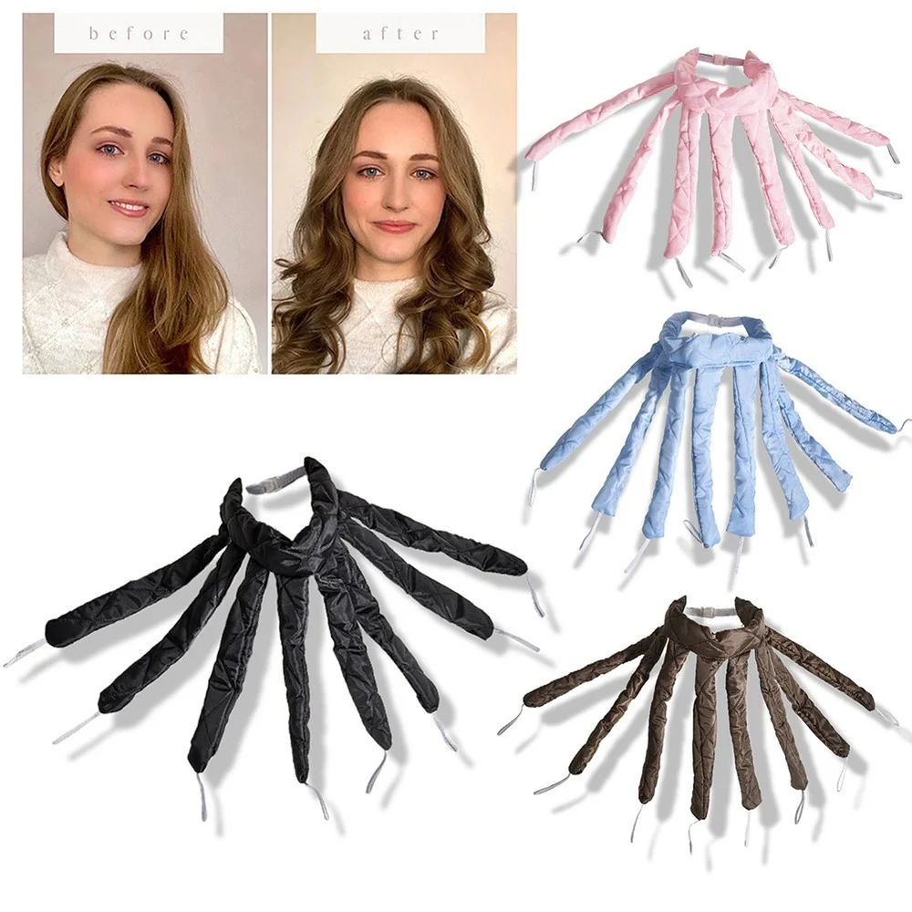 

Плойка-Осьминог для завивки волос без нагрева, Плойка для волос, мягкие принадлежности для сна, для укладки волос, Плойка для создания Кудре...