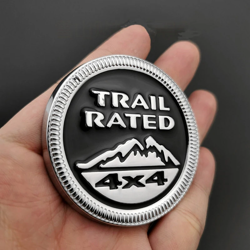 

Металлические Боковые Наклейки Для Стайлинга Автомобилей 4X4 TRAIL RATED, Логотип
