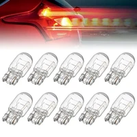 10pcs t20 7443 w215w r580 led turn singal light brake taillight bulb double wire glass steering stop brake taillight bulb